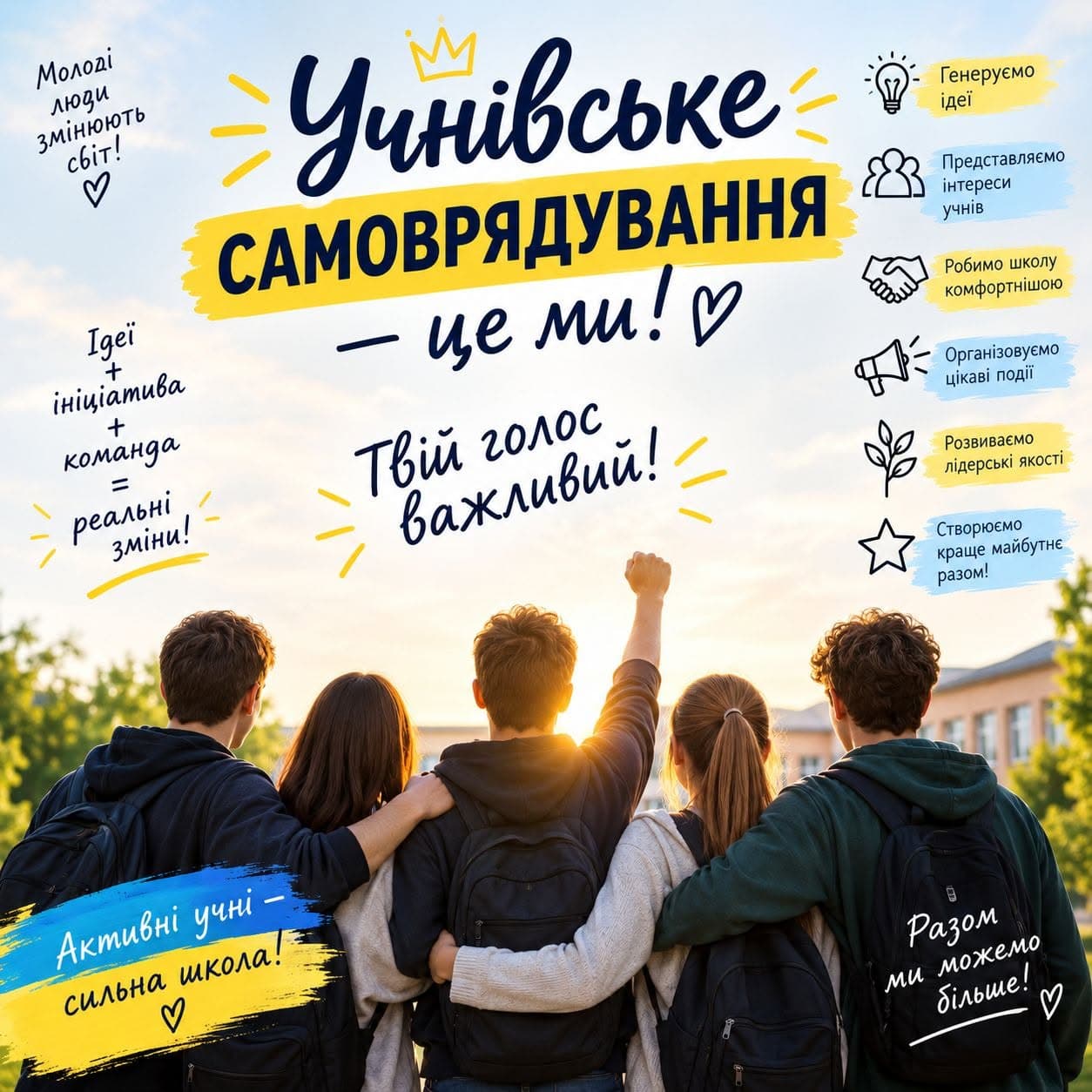 Підсумок виборів учнівського самоврядування